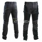 Pantalone da lavoro in cotone elasticizzato 250gr grigio AERRE JUMP-G 5 tasche