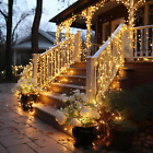 Soyin Luci Natale Esterno, LED Catena Luminosa Esterno Da 10M, 8 Modalità Lampeg