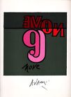 litografia Valerio Adami "Numero 9" / "Number 9" - Firmato/Signed