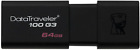 Kingston Datatraveler 100 G3-DT100G3/64GB USB 3.0, Pendrive, 64 GB, 1 Pezzo, Ner