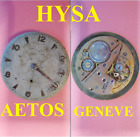 movimento hysa watch aetos geneve cal. as 1215 movement manual dial 31,5 vintage