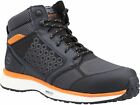 Mid Black/Orange Mens Synthetic + Textile Safety Hikers Timberland Pro Reaxion