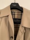 Men Burberry London Coat/jacket Size M/L N With Defect ,short Sleeve Honey+Cover