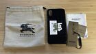 Burberry TB Knight Logo Black iPhone X Leather Case Cover Hardcover - Genuine