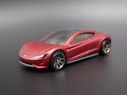 2023 23 Tesla Roadster Raro 1:64 Scala da Collezione Diorama Modellino Auto