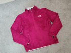 The North Face Women s Pink Fleece Full Zip Jacket, size M approx.