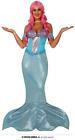 Costume sirenetta sirena Ariel donna principessa del mare regina vestito celeste