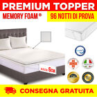 Topper Memory Foam | Correttore Materasso 6cm | Correttore | Antibatterico