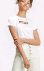 LEVI S THE PERFECT TEE BOX TAB White Womens Size SMALL REF CL12