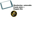 Mascherina Autoradio Doppio Din FIAT PANDA 2 dal 2003 AL 2011 Adattatore 2 Din