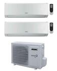 Condizionatore dual pompa di calore Aermec MLG420+SPG250W-2x9000btu gas R32