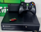 Microsoft Xbox 360 Slim Pen Drive 64 GB Console Nera con pad alimentatore e hdmi