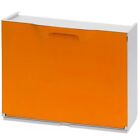 Scarpiera salvaspazio arancione modulare componibile plastica esterno o interno