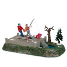 Lemax Christmas Village Too Big a Catch Moving Animated Fishing Accent #24952