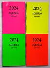 Agenda settimanale 2024 FLUO A4  21x30 spiralata  carta 80 gr. fabriano