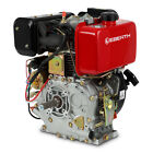 EBERTH 10 HP 7,4 kW Motore diesel avviamento elettrico e-start lombardini 25,4mm