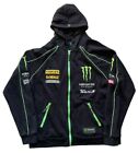 Monster Energy Tech3 Hoodie Large Racing Embroidered Full Zip