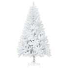 Albero di Natale Artificiale 180 cm 550 Rami in PVC Bianco