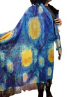 Sciarpa stola unisex Klimt Van Gogh Kandinsky Monet foulard scialle MODA ELEGANT