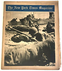 WW2 New York Times Magazine Pacific Landing German Street Scenes Dec 10th 1944