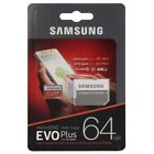 Samsung Memory 64GB EVO Plus Micro SD UHS-1 card with Adapter Class 10 -UK