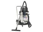 Sealey 240V Industrial Wet Dry Vacuum Cleaner 77L Stainless Steel Drum PC477