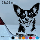 Autoaufkleber Chihuahua mit Wunschtext A0814