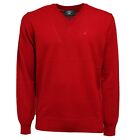 4962K maglione uomo BEVERLY HILLS POLO CLUB red mix wool sweater man