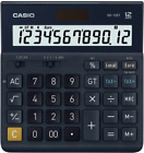 Casio Desktop Calculator 12 Digit Tax Euro Convertor Black DH-12ET Solar