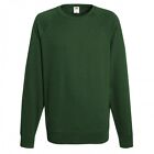 Fruit Of The Loom Mens Lightweight Raglan Sweater - Adult jumper S M L XL 2XL