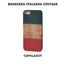 CUSTODIA COVER PER IPHONE 5 5S RETRO VINTAGE FLAG BANDIERA ITALIANA CASE