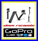 Supporto braccio snodabile GOPRO 3-WAY Vidoecamera HERO 5 6 7 8 originale italia