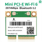 MPE-AX3000H Wi-Fi 6 Mini PCI-E WiFi Card 802.11ax/ac Bluetooth 5.2 Wireless Card