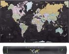 ATLAS & GREEN Mappamondo da Parete | Cartina Geografica Mondo 42 x 65