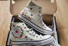Limited Edition Converse All Star Bees and Berries White Egret Trainers UK 5