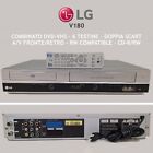 💥VIDEOREGISTRATORE COMBINATO DVD/VHS LG V180 LETTORE VCR CASSETTE COMBO.