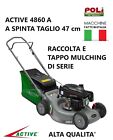 ACTIVE 4860A 4860 A RASAERBA TOSAERBA A SPINTA PROFESSIONALE MADE ITALIA