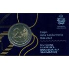 2 Euro San Marino 2022 FDC COINCARD Corpo della Gendarmeria