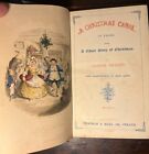 CHARLES DICKENS - A CHRISTMAS CAROL - 1843 - THIRD EDITION - BOUND BY ROOT- RARE