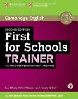 9781107446045 First for Schools. Trainer. Six practice tests wit...ngua inglese]