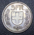 Svizzera 5 franchi, 1932 (Argento 15 gr)