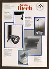 Design Arredamento Illuminazione - Brochure Artemide Litech - Lampade - 1991