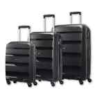 American Tourister Bon Air 3 Piece Hardside Suitcase Set, Black - 5050-1-AK