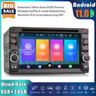 Doppel Din Android 11 GPS Autoradio CarPlay DAB+Wifi RDS BT Navi TPMS DVD DVB-T2