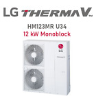 LG THERMA V 12 kW aria acqua pompa di calore monoblocco HM123MR U34 |...