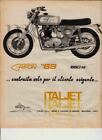 advertising Pubblicità 1969 -MOTO ITALJET-GRIFON 650cc.- DEMM CROSS 50cc.