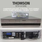 👍VIDEOREGISTRATORE COMBINATO DVD/VHS THOMSON DTH 6100E LETTORE VCR CASSETTE