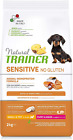 Natural Trainer Sensitive No Gluten Cibo per Cani Puppy&Junior Con Salmone - 2Kg
