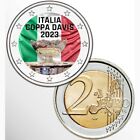 2 EURO - ITALIA COPPA DAVIS DI TENNIS 2023 - COLORATO - SUBITO DISPONIBILE!!!