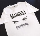 Madonna Who s That Girl World Tour 1987 t shirt M pop music cult maglia